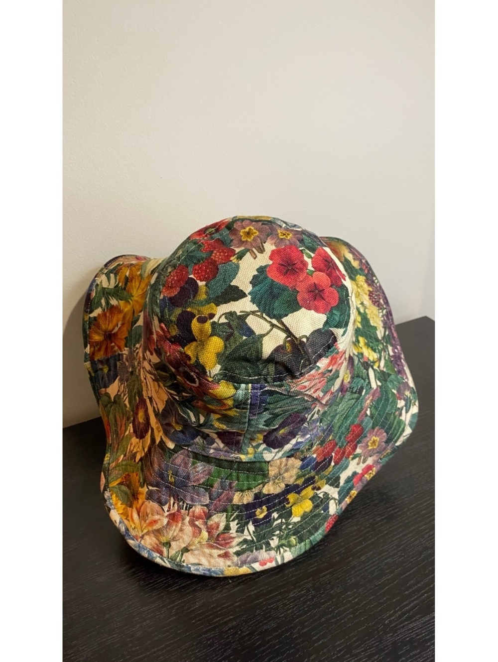 Samantha Pleet Large Floral Print Bucket Hat